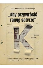 Aby przywrócić rangę satyrze