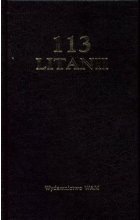 113 Litanii okładka czarna