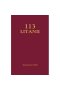 113 Litanii okładka bordowa