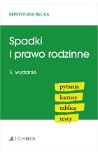 Spadki i prawo rodzinne. Pytania. Kazusy. Tablice. Testy