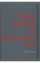 Polish Yearbook of International Law Tom XL