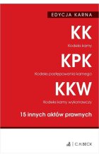 Edycja karna. KK, KPK, KKW