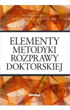 Elementy metodyki rozprawy doktorskiej