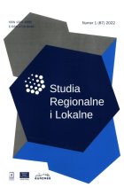 Studia Regionalne i Lokalne 1 (87) 2022
