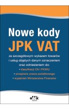 Nowe kody JPK VAT