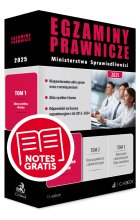 Egzaminy Prawnicze Ministerstwa Sprawiedliwości 2025. Tom 1. Akta cywilne i karne