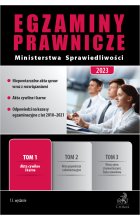 EGZAMINY PRAWNICZE MS TOM 1. AKTA CYWILNE I KARNE WYD. 13