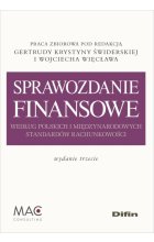 Sprawozdanie finansowe według polskich i międzynarodowych standardów rachunkowości