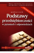 Podstawy przedsiębiorczości w pytaniach i odpowiedziach