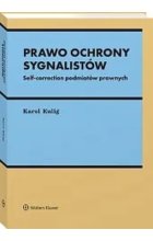 Prawo ochrony sygnalistów Self-correction podmiotów prawnych