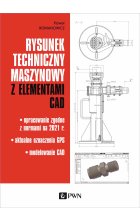 Rysunek techniczny maszynowy z elementami CAD