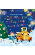 Ciężarówka i przyczepka wiozą choinkę. Outlet